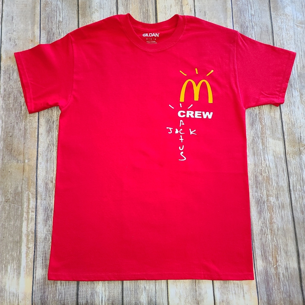 Travis Scott McDonalds Crew  T Shirt